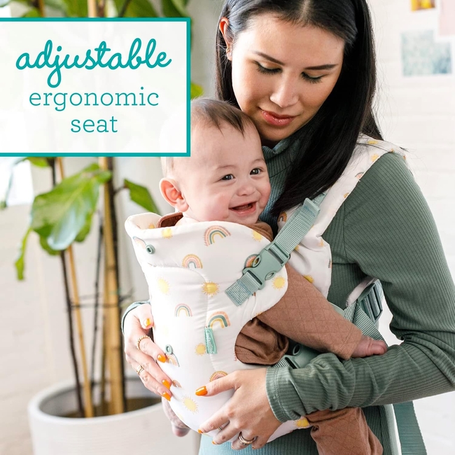 Infantino Flip 4-in-1 Baby Carrier | Ergonomic, Stylish & Adjustable Grey