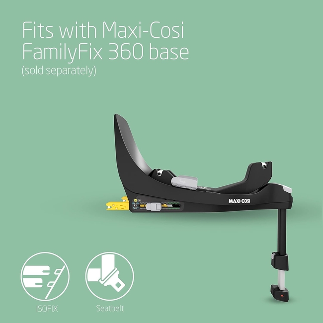 Maxi Cosi Pebble 360 PRO i-Size 0-15kg Infant Car Seat Essential Graphite BR77734