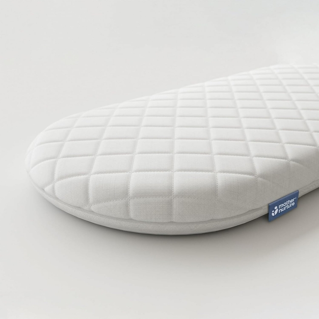 Mother Nurture Baby Basket Mattress 67 x 30 x 4cm White