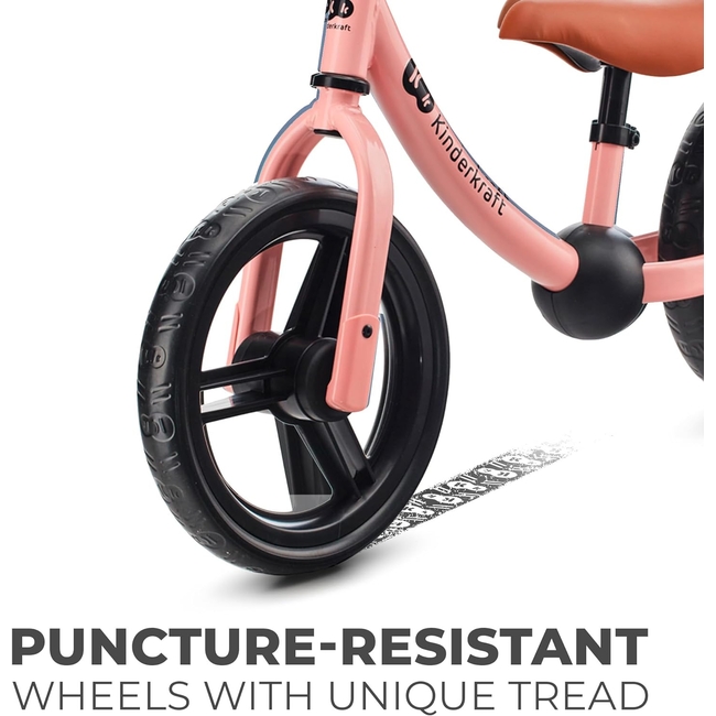 Kinderkraft 2Way Next Wooden Balance Bike for Children Rose Pink KR2WAY22PNK0000