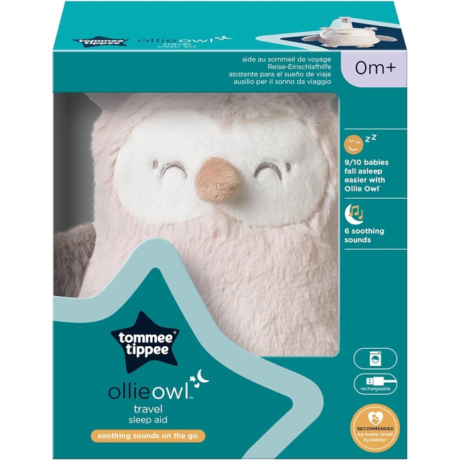 Gro company Ollie the Owl MINI Travel The best travel companion USB rechargeable! 491648