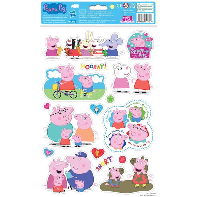 Peppa Pig DIY Wall Stickers For Kids Room