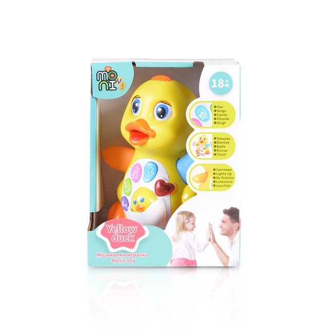 Moni 808 – Musical Yellow Duck Toy with Movements & Melodies (18+ months) 3800146258474