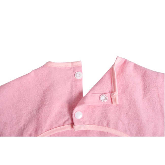 Cangaroo Baby Bib with sleeve Tea Time pink 2002 3800146267650