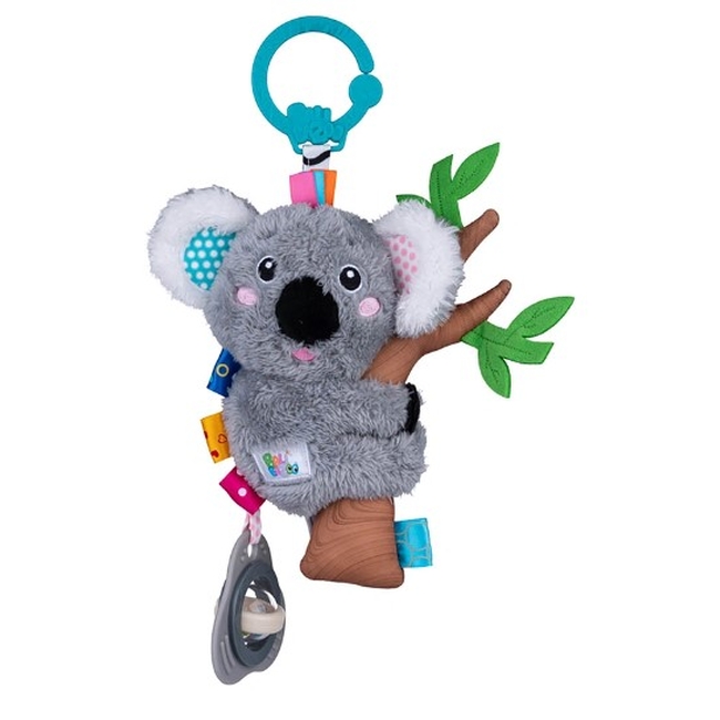 Bali Bazoo Koala 81097 – Baby Toy with Rattle, Teether & Hanging Clip (0+ Months)
