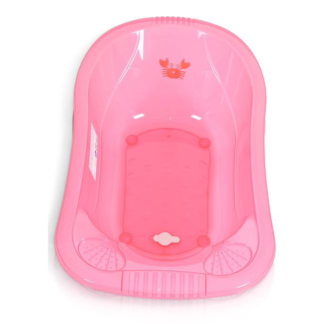 Moni Transparent bathtub Omar pink, 90cm 3800146270131