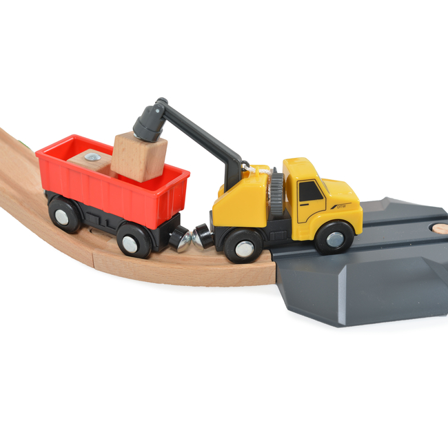 Tooky Toys Construction Yard Train Set TH682 6972633373315