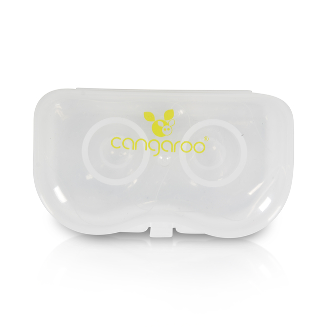 Cangaroo Silicone nipple shields M size 2 pcs/ box 3800146269760