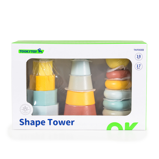 Tooky Toys Shape tower TKF008B 6972633377368
