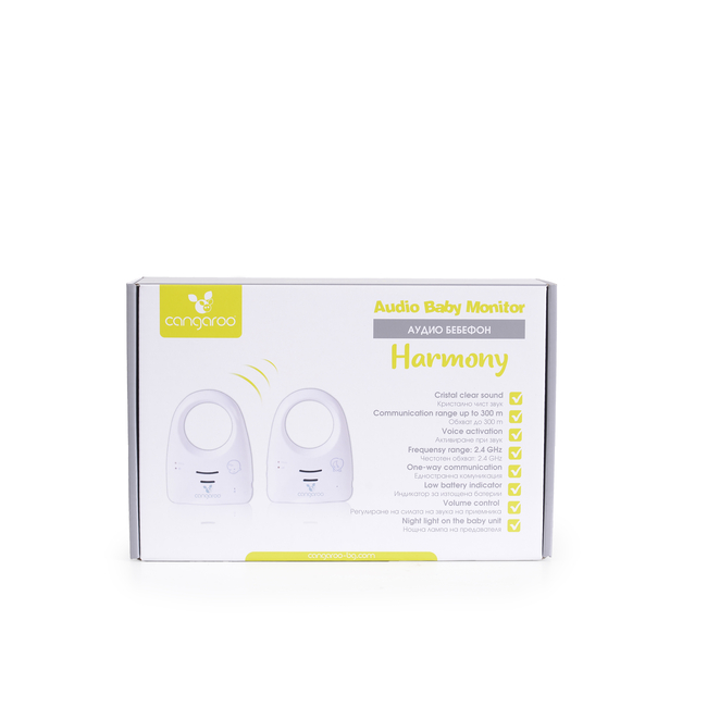 Cangaroo Baby Monitor Harmony – Ψηφιακό Ενδοεπικοινωνίας Μωρού 2.4GHz 3800146270094