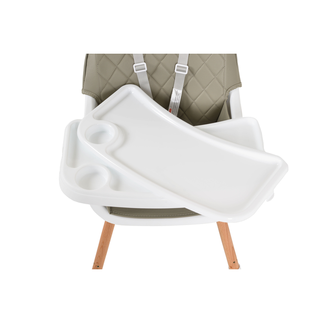 Cangaroo Wooden high chair Gelato 2 in 1 grey 3801005151691