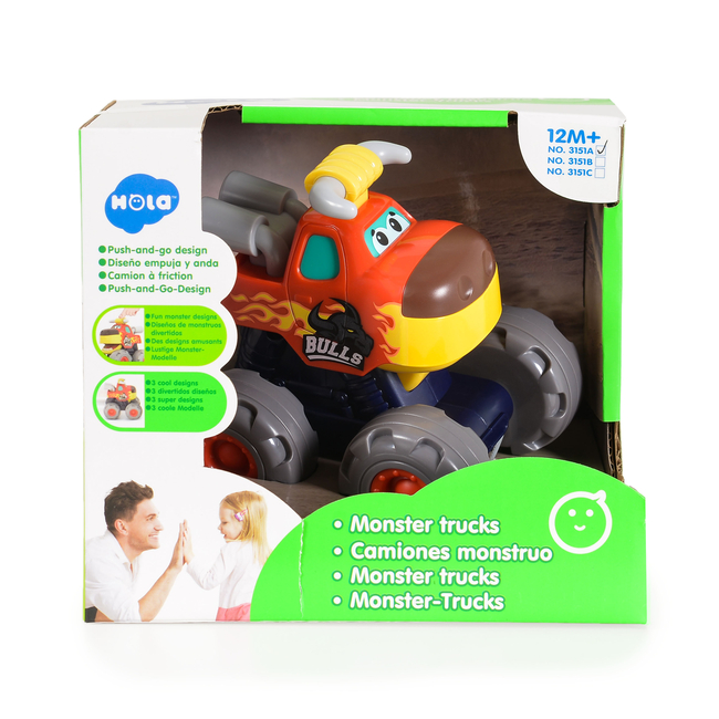 HOLA Monster Trucks (Bull Truck with friction power) 3151A 3800146223977