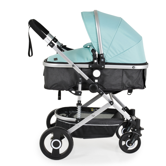 Moni Baby stroller Ciara turquoise with black 3800146236557