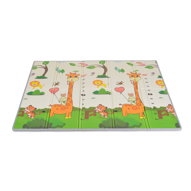 Moni Foldable XPE play mat XXL 200x180 Jungle 3800146224592