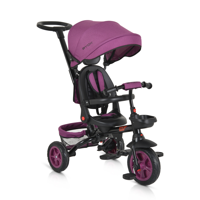 Byox Tricycle Explore with foldable handlebar purple 3800146231408