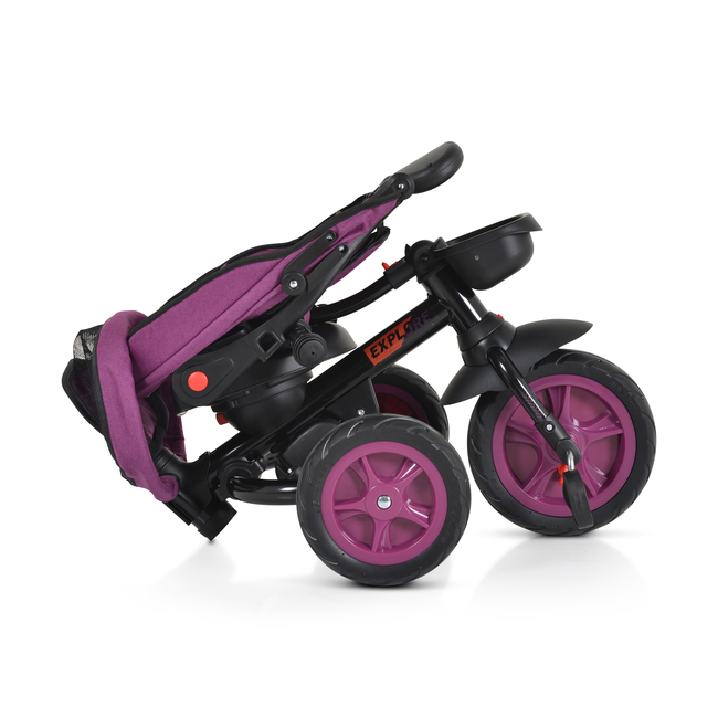 Byox Tricycle Explore with foldable handlebar purple 3800146231408