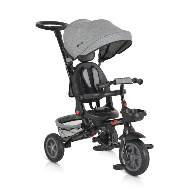 Byox Tricycle Explore with foldable handlebar grey 3800146231415