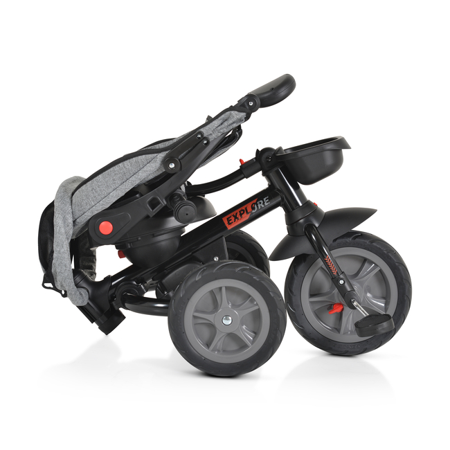 Byox Tricycle Explore with foldable handlebar grey 3800146231415