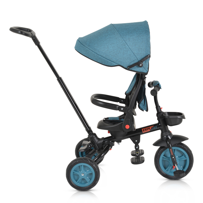 Byox Tricycle Explore with foldable handlebar turquoise 3800146231439