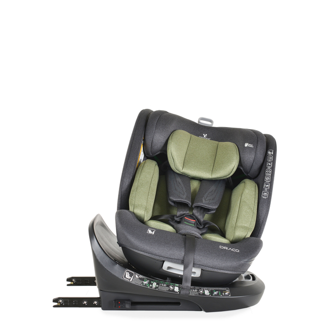 Cangaroo Car seat Draco I-SIZE 40-150cm olive green 3801005151776