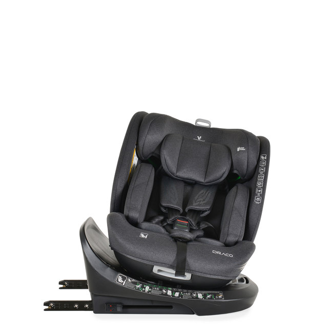 Cangaroo Car seat Draco I-SIZE 40-150cm black 3801005151752