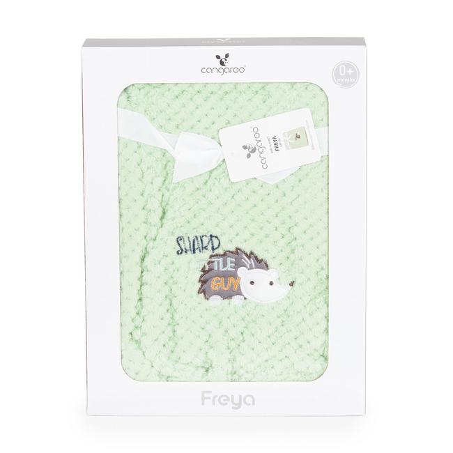 Cangaroo Βρεφική κουβέρτα Freya 110x80 πράσινο 3800146263997