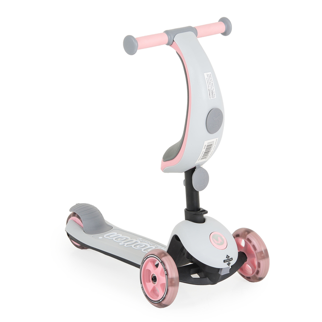 Byox Motion 4in1 Αναδιπλούμενο Πατίνι με Κάθισμα 12+μ Ροζ 3800146229207