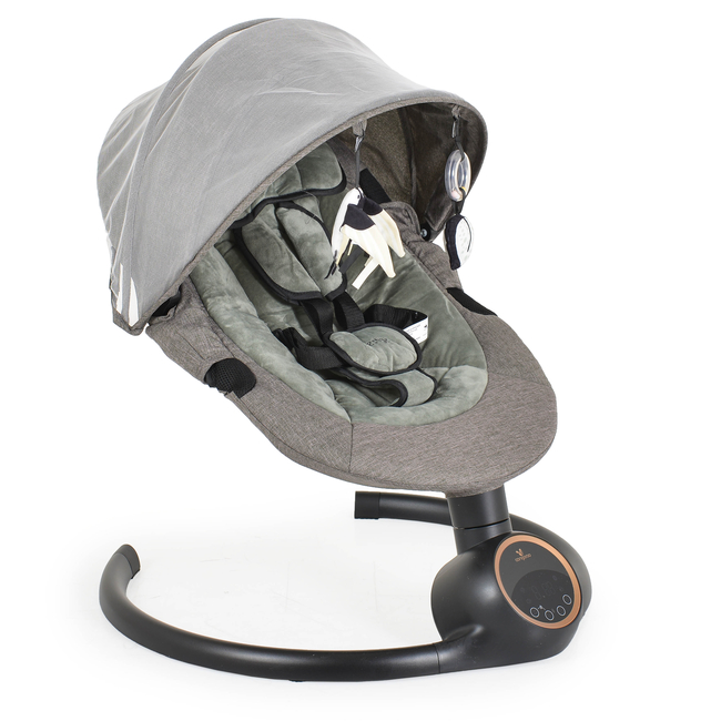 Cangaroo Prestige Ηλετρικό Ρηλάξ Κούνια μωρού με μουσική πράσινο 3801005210084 (Δώρο Super Απαλή Κουβερτούλα)