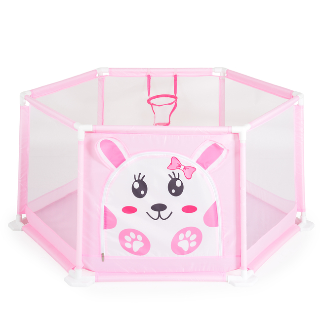 Moni Πάρκο Δραστηριοτήτων 146cm με 50 μπάλες - 995-7061B Pink 3801005601806