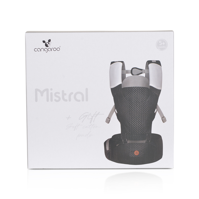 Cangaroo Baby carrier Mistral black HS1965 3800146270735