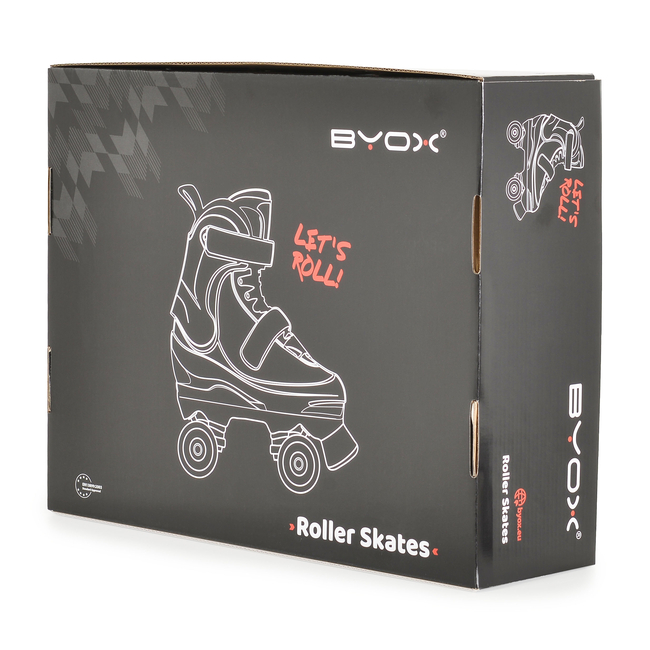 Byox Skates Sparkle L/38–41 – Ρυθμιζόμενα Inline Πατίνια με Glitter & ABEC-5 3800146229382