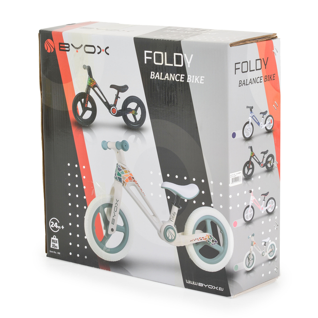 Byox FOLDY Αναδιπλούμενο Ποδήλατο ισορροπίας πράσινο 3800146229276