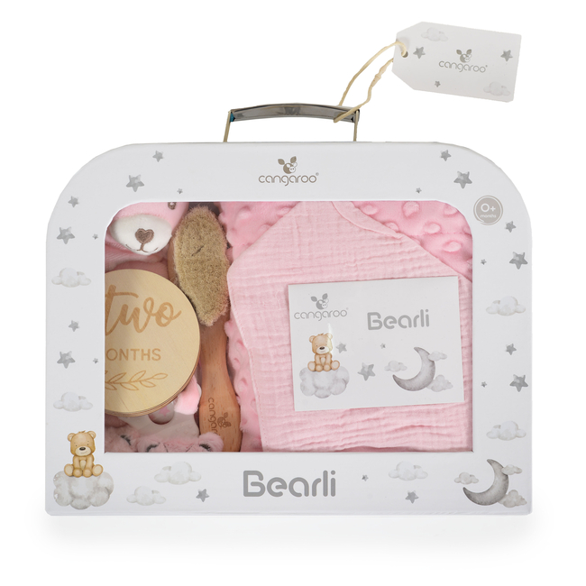 Cangaroo Baby gift set 6in1 Bearli pink 3800146272241