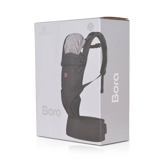 Cangaroo Baby carrier Bora black BC2060 3800146270698