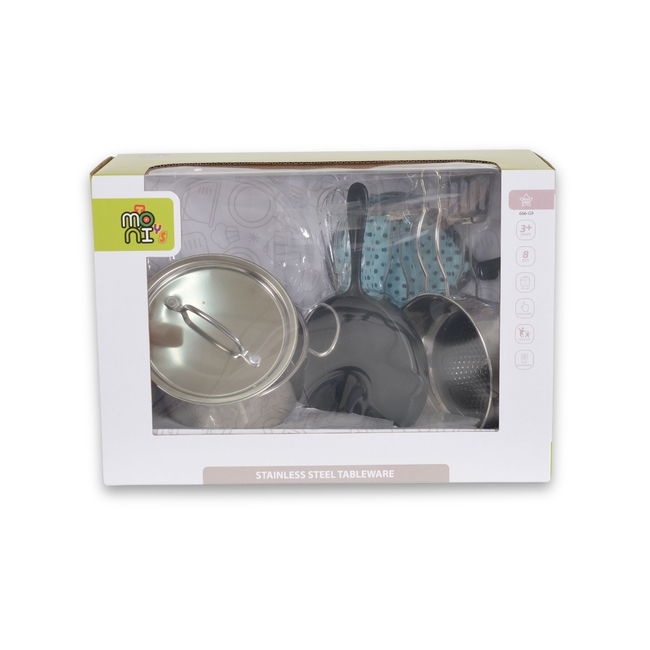 Moni Stainless kitchen set 8pcs Lux G9 3801005600427