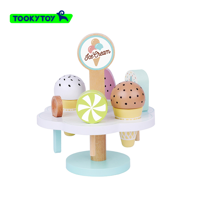 Tooky Toys Cream Set Ξύλινο Σετ Παγωτού TK135 6972633374824