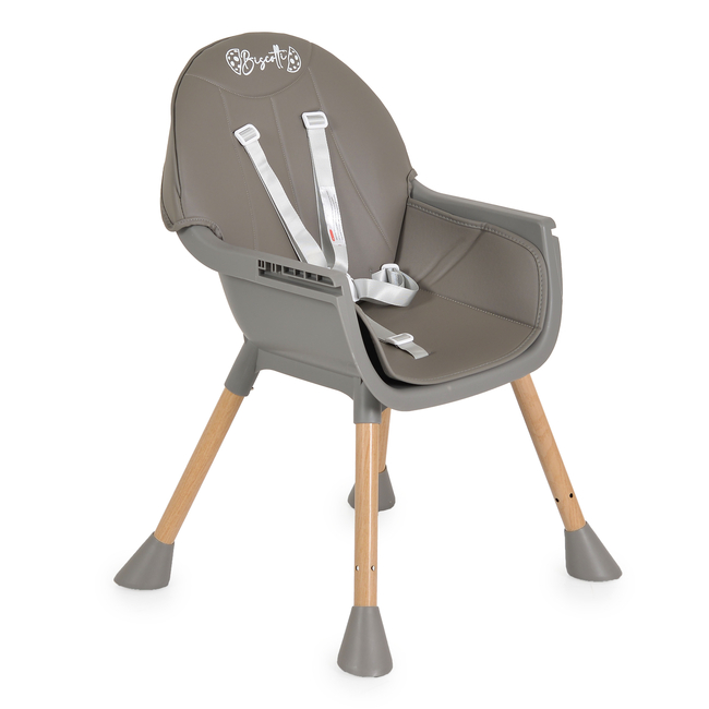 Moni High chair Biscotti 2 in 1 grey 3801005152667
