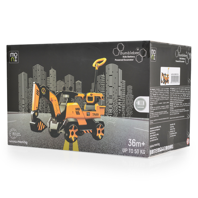 Moni Battery Ride-On excavator  Bumblebee 3801005001293