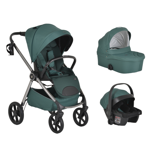 Cangaroo Baby stroller 3 in 1 Unique pine green 3800146236861