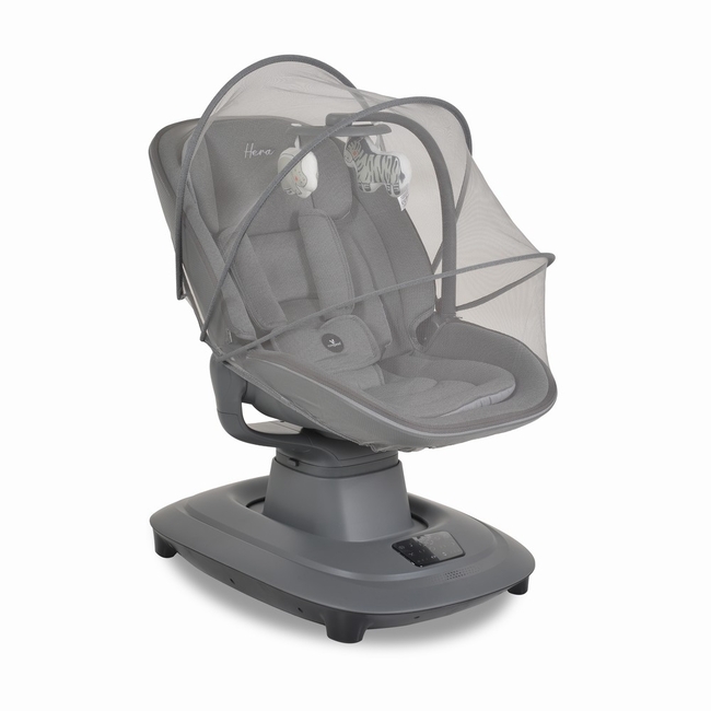 Cangaroo Hera Smart Baby Swing – 7 Modes, App Control & Mosquito Net dark grey 3801005210350