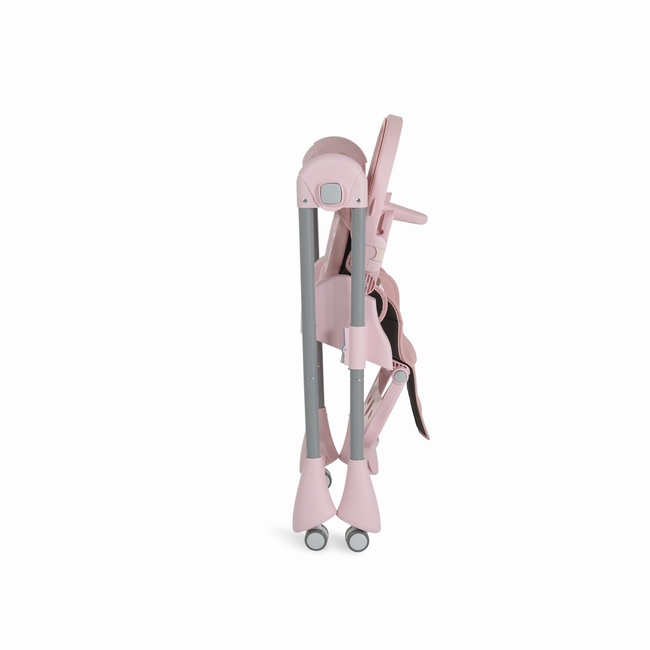 Moni Rico High Chair – 7 Heights, Double Tray, Reclining Back pink 3801005153466