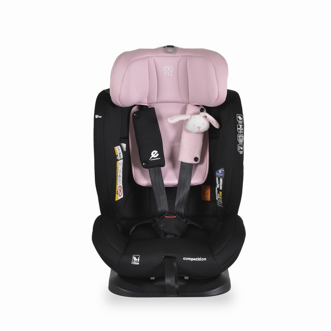 Moni Competition i-Size 40–150 cm R129/03 κάθισμα αυτοκινήτου Baby Pink 3801005153374