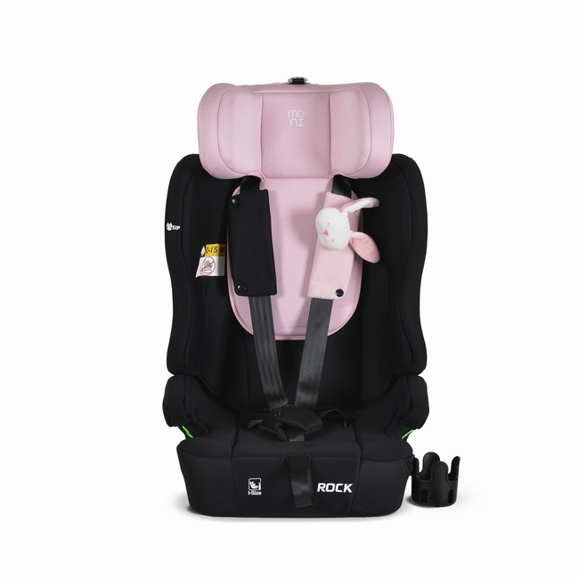 Moni Baby Car Seat Rock 76–150 cm Baby Pink – R129/i-Size