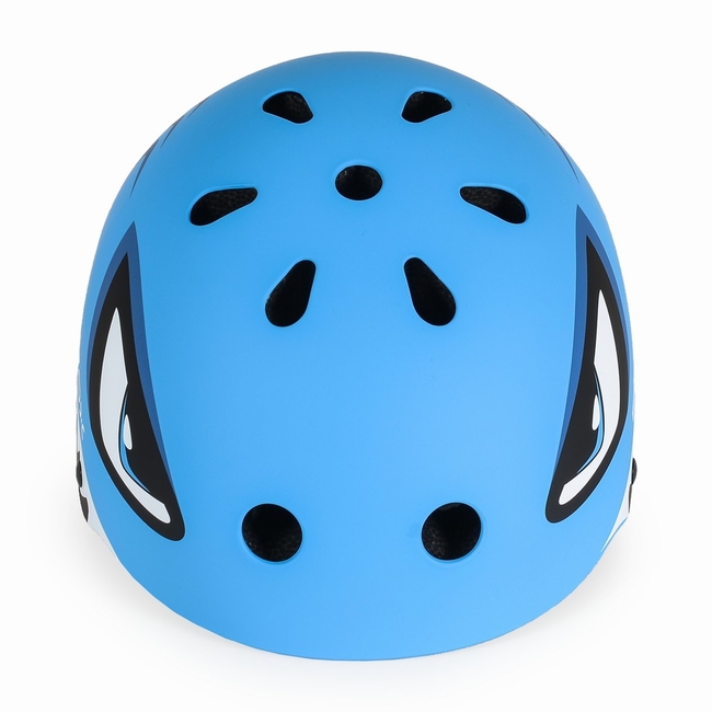 Byox Κράνος Skate Y09 Shark Μπλε με LED