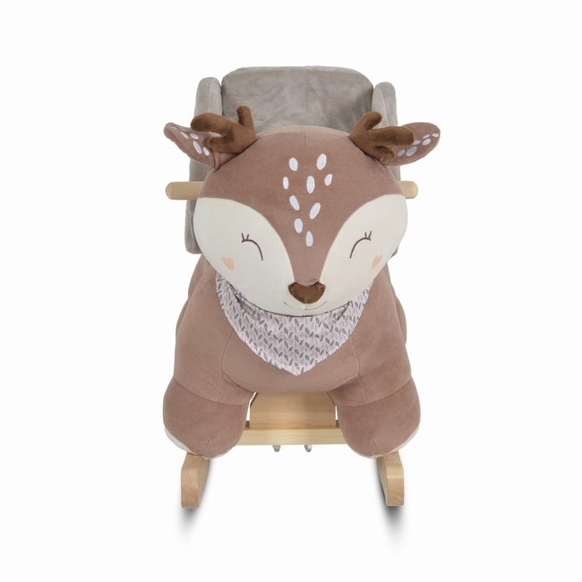 Moni Toys Λούτρινο Κουνιστό Ζωάκι Daphne – Μουσικό Ελαφάκι για Παιδιά 12M+