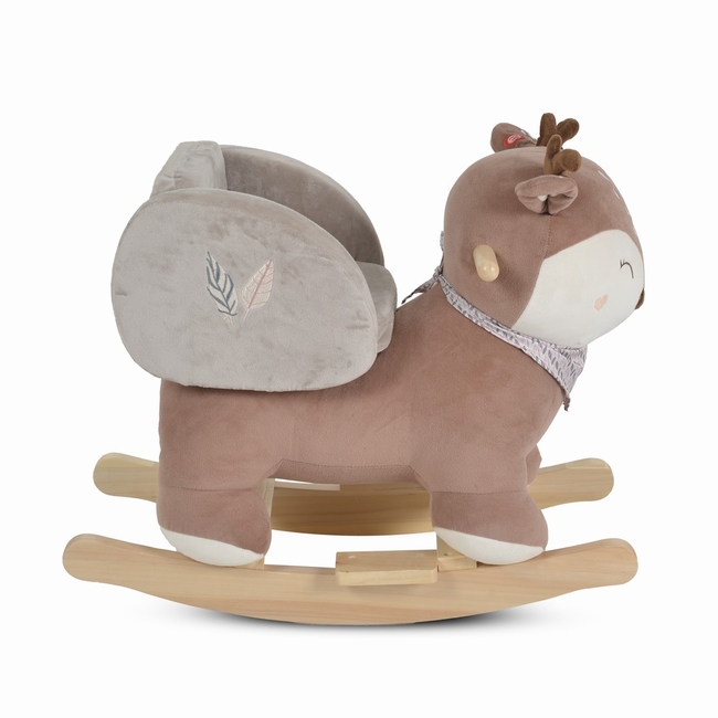 Moni Toys Λούτρινο Κουνιστό Ζωάκι Daphne – Μουσικό Ελαφάκι για Παιδιά 12M+
