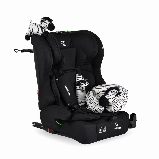 Moni Baby Car Seat Security 76–150cm Midnight Black – i-Size R129
