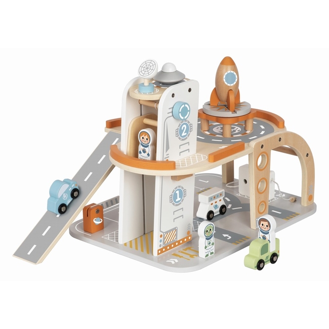 Tooky Toys Ξύλινος Διαστημικός Σταθμός TJ903