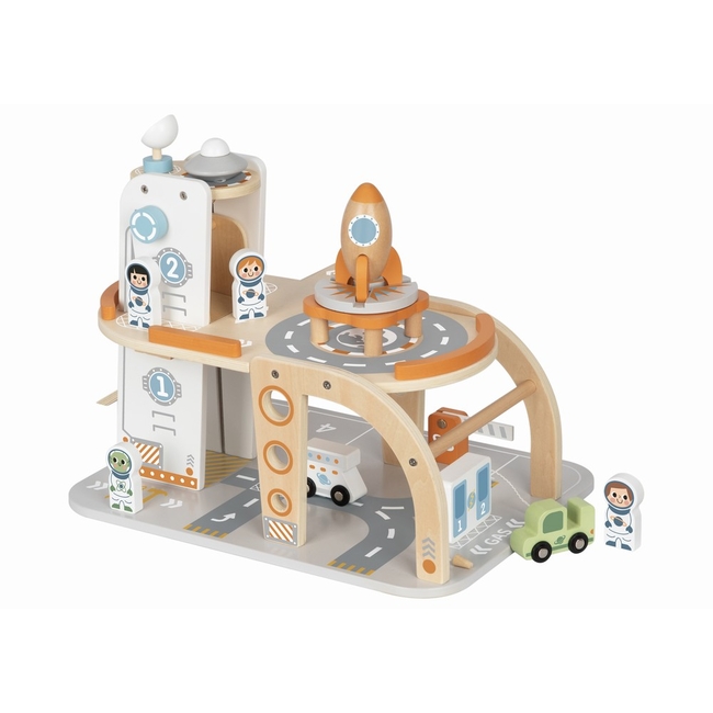 Tooky Toys Ξύλινος Διαστημικός Σταθμός TJ903