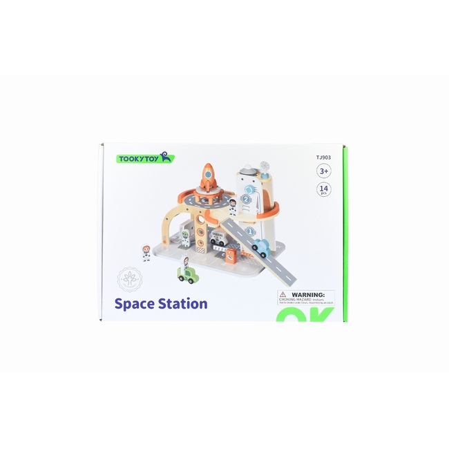 Tooky Toys Ξύλινος Διαστημικός Σταθμός TJ903